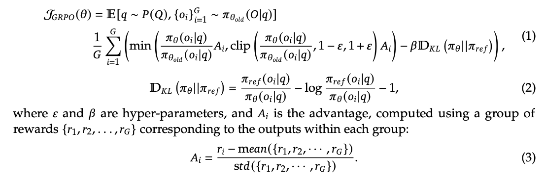 Group Relative Policy Optimization (GRPO)